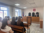 В Балтачевском межрайонном суде Республики Башкортостан (псп в с.Верхние Татышлы) прошла экскурсия для учеников 10 класса МБОУ СОШ с.Арибаш Татышлинского района Республики Башкортостан