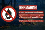 Особый противопожарный режим будет действовать в Республике Башкортостан с 30 апреля по 12 июня
